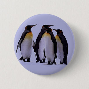 Vier Pinguine Button