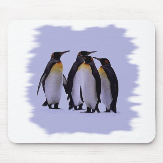 Vier Pinguine Mousepad (Vorne)