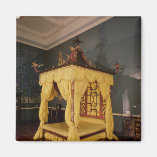 Vier Plakat-Bett, in der chinesischen Art, 1750s Magnet