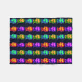 Vier Pop Art Abraham Lincolns Fleecedecke (Vorderseite (Horizontal))