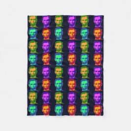 Vier Pop Art Abraham Lincolns Fleecedecke