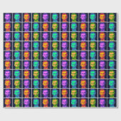 Vier Pop Art Abraham Lincolns Geschenkpapier (Flach)