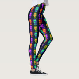 Vier Pop Art Abraham Lincolns Leggings