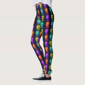 Vier Pop Art Abraham Lincolns Leggings (Links)
