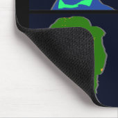 Vier Pop Art Abraham Lincolns Mousepad (Ecke)