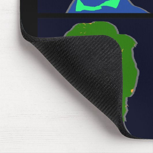 Vier Pop Art Abraham Lincolns Mousepad (Ecke)