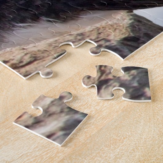 Vier Puffsessel auf einem Felsen Stehend Puzzle (Seite)