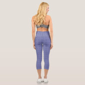 Vier Punkte Denim Capri Leggings (Rückseite)