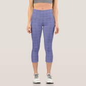 Vier Punkte Denim Capri Leggings (Vorderseite)