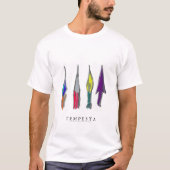 Vier Punkte des Grundes T-Shirt (Vorderseite)