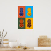 VIER PUNKTE POSTER (Küche)