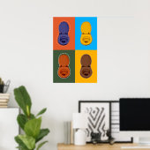 VIER PUNKTE POSTER (Heimbüro)