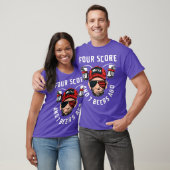 Vier Punkte und 7 Biere vor T-Shirt (Unisex)
