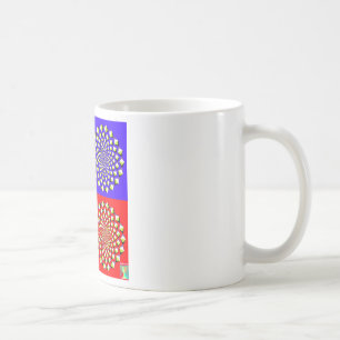 Vier Quadrat-Kaffee-Tasse Kaffeetasse