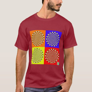 Vier Quadrat-T - Shirt