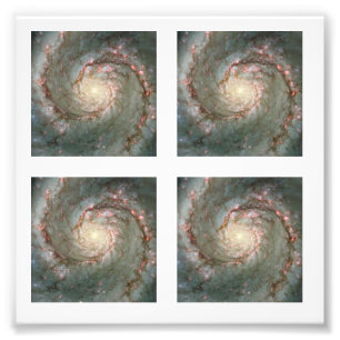 Vier Quadrat Whirlpool Galaxy Foto