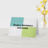 Vier Quadrate Karte (Gelbe Blume)