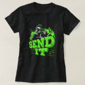 Vier-Rad-ATV Quad Bike Rider schicken T-Shirt (Design vorne)