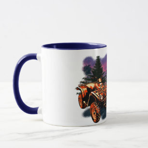 Vier-Rad-Tasse Tasse