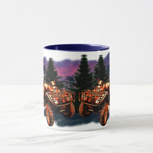 Vier-Rad-Tasse Tasse (Zentrum)