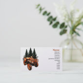 Vier-Rad-Visitenkarte Visitenkarte (Stehend Vorderseite)