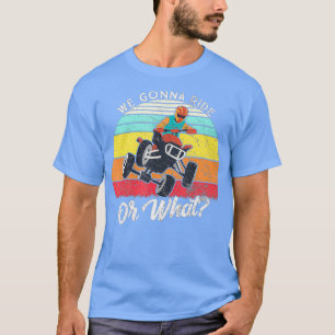 Vier Rad Wir fahren oder was Vintag Quad B T-Shirt