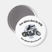 Vier Räder III Magnet (Vorderseite/Rückseite)