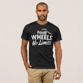 Vier Räder, keine Grenzen T-Shirt (Vorne ganz)
