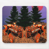 Vier-Räder-Mousepad Mousepad (Vorne)