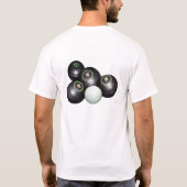 Vier Rasenschalen und Jack, Unisex-Hemd T-Shirt (Rückseite)