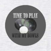 Vier Rasenschüsseln Bilder, Eisen auf Etiketten (Design 1)