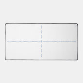 Vier Rechtecke Sortieren von Schreibtischen in bla Schreibtischunterlage (Vorderseite)