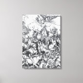 Vier Reiter der Apokalypse - Albrecht Durer Leinwanddruck (Vorderseite)