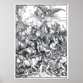 Vier Reiter der Apokalypse - Albrecht Durer Poster (Vorne)