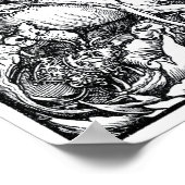 Vier Reiter der Apokalypse - Albrecht Durer Poster (Ecke)