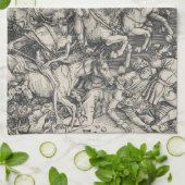 Vier Reiter der Apokalypse durch Durer Küchentuch (Gefaltet)
