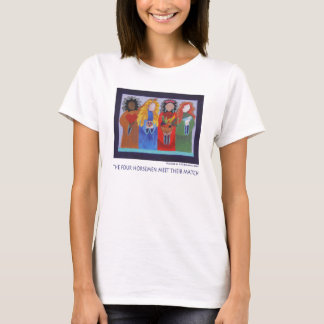 Vier Reiter treffen ihr Match T-Shirt