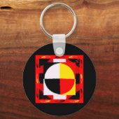 Vier Richtungen Schlüsselanhänger (Vorderseite)