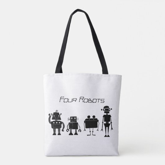 Vier Roboter Tasche (Rückseite)