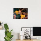 Vier Rose von Franz Dvorak Poster (Heimbüro)