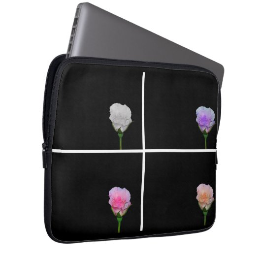 Vier Rosen-Laptop-Hülse Laptopschutzhülle (Vorne Rechts)