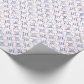 Vier Rote Blume Gott sagte es! Geschenkpapier (Ecke)