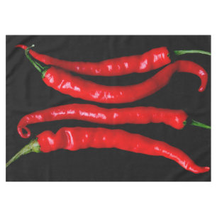 Vier rote Chilien 60 x 84 tccnm Tischdecke