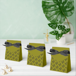 Vier Rufvögel - Ausschneide-Schablonen-Stil 1 Geschenkschachtel