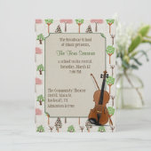 Vier-Saison-Thread-Erwägung Einladung (Stehend Vorderseite)