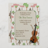 Vier-Saison-Thread-Erwägung Einladung (Vorne/Hinten)