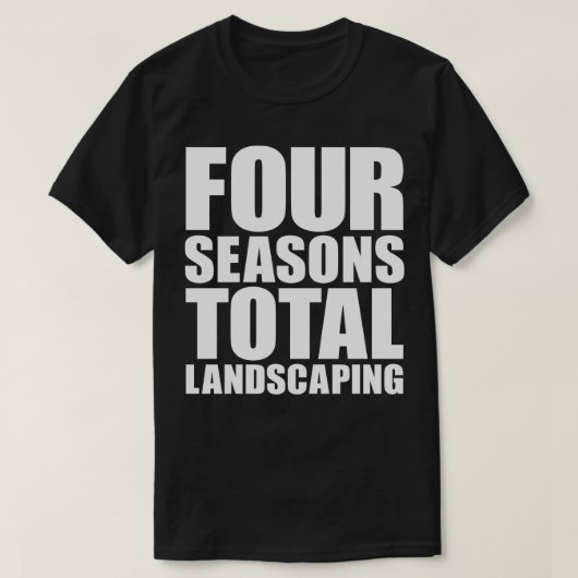 Vier Saisons Gesamtlandschaft T-Shirt (Design vorne)