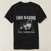 Vier Saisons Gesamtlandschaft T-Shirt (Design vorne)