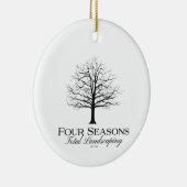 Vier Saisons - Totaler Landschaftsaufenthalt Keramik Ornament (Rechts)