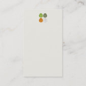 Vier Saisons Treppenleaf-Logo Visitenkarte (Rückseite)